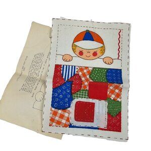 Little Brothers Tooth Fairy Pillow Kit Vintage Retro Patchwork Crafting Sewing